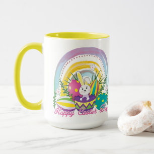 Bunny célèbre la Mug de la fête de Pâques