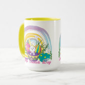 Bunny célèbre la Mug de la fête de Pâques (Devant gauche)