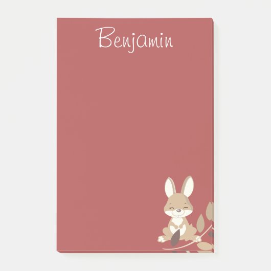 Bunny Charm Post-it® Notes (Voorkant)