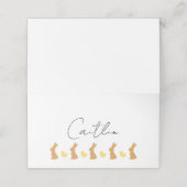Bunny & Chick Place Cards (Buitenkant ongevouwen)