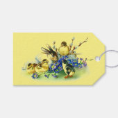 Bunny & Chicks Style Easter Gift Label Cadeaulabel (Voorkant (Horizontaal))