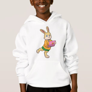 Bunny comme secrétaire avec ordinateur portable
