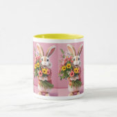 Bunny Cup Bliss: Konijnenkoffie Mok (Midden)