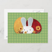 Bunny Cute Briefkaart (Voorkant / Achterkant)
