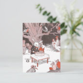 Bunny Cuts verjaardagstaart Briefkaart (Staand voorkant)