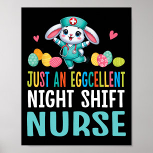 Bunny Dance Paaseieren op slechts een uitstekende Poster