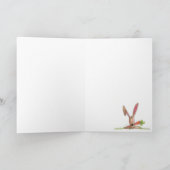 Bunny de jardin - Carte de voeux (Intérieur)
