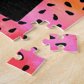 BUNNY DE PÂQUES DANS LE PUZZLE CASQUETTE. JIGSAW P (Côté)