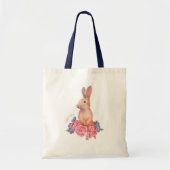 Bunny de Pâques | Sac fourre-tout personnalisé (Devant)