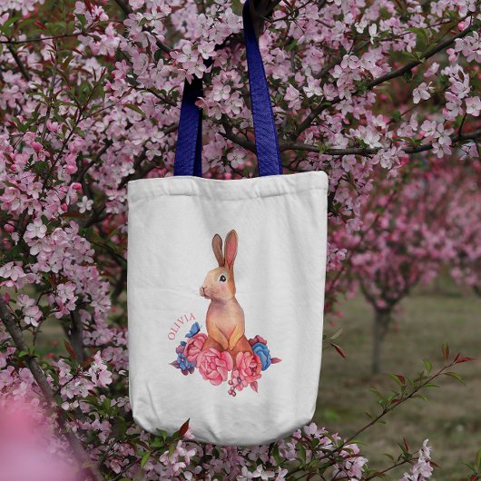 Bunny de Pâques | Sac fourre-tout personnalisé