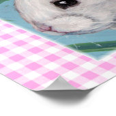 BUNNY DE PRINTEMPS BLANC POSTERS & PRINTS (Coin)