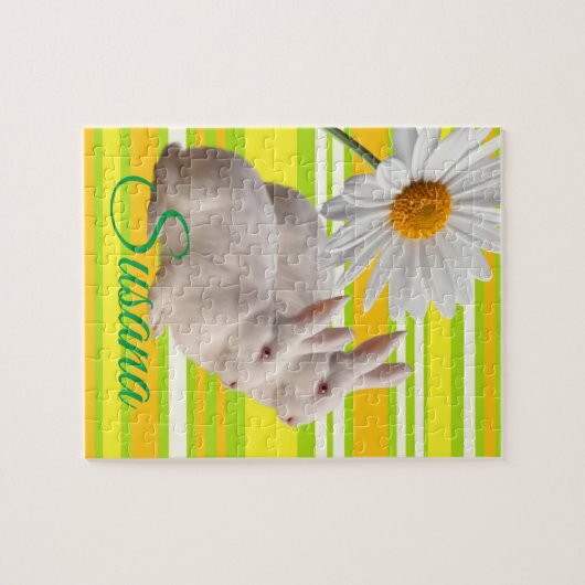 Bunny Décoratif Jigsaw Puzzle Daisy (Horizontal)