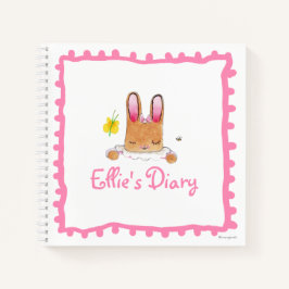 Bunny Diary Notitieboek 8,5 x 8,5 inch