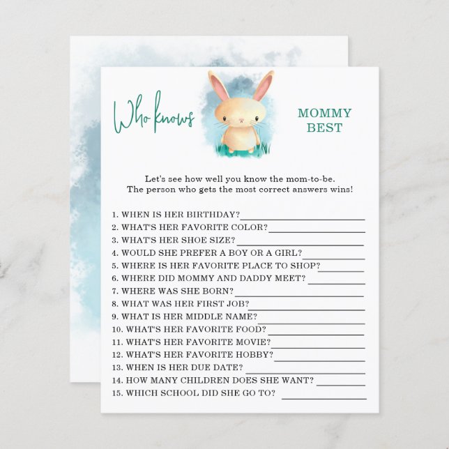 Bunny die mama het beste kent (Voorkant / Achterkant)