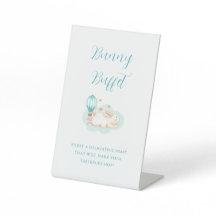 Bunny Dreams blauw baby shower