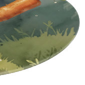 Bunny Dreams: grillige glazen snijplank (Hoek)