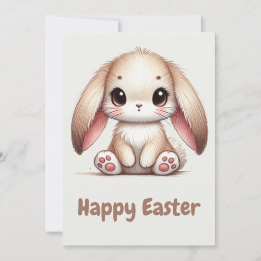 Bunny Eared Wonder Feestdagenkaart (Voorkant)