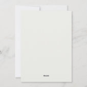 Bunny Eared Wonder Feestdagenkaart (Achterkant)