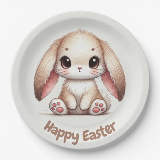 Bunny Eared Wonder Papieren Bordje (Voorkant)