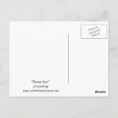 Bunny Ears Animal Art Carte postale (Dos)