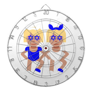 bunny ears hanukkah dartbord