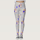 bunny ears hanukkah emoji leggings (Voorkant)