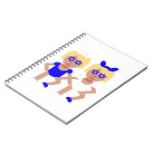 bunny ears hanukkah notitieboek (Linkerzijde)