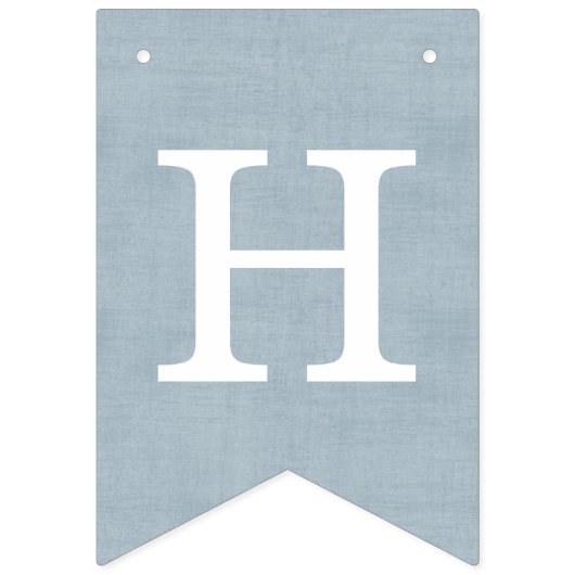 Bunny Easter Bunting Banner - Blauw (Tweede vlag)