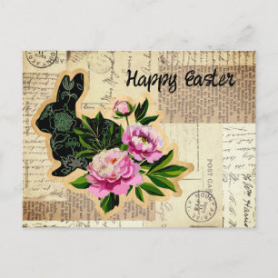 Bunny Easter Collage Briefkaart