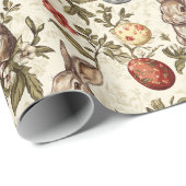 Bunny & Easter Eggs Pattern Cadeaupapier (Rol Hoek)