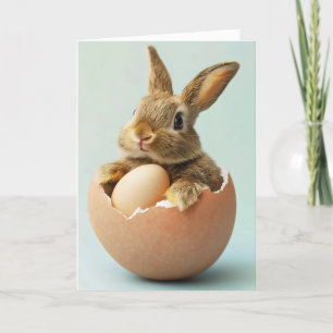 Bunny Egg Funny Pasen Feestdagen Kaart