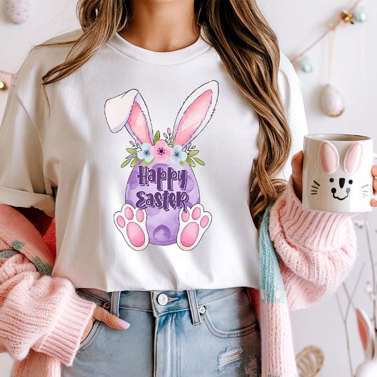 Bunny & Egg Happy Easter T-shirt