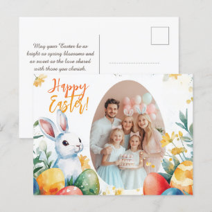 🐇Bunny & Egg-stravaganza Feestdagenkaart