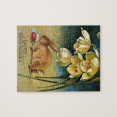 Bunny, Eieren en Snowdrops,  1910 Legpuzzel (Horizontaal)
