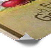 Bunny, Eieren en Snowdrops, 1910 Poster (Hoek)