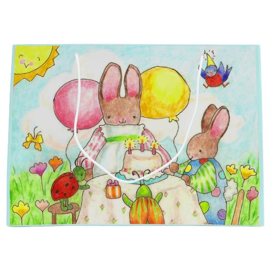 Bunny en Bug-cadeautas Groot Cadeauzakje (Voorkant)