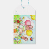 Bunny en bug gift label cadeaulabel (Achterkant)