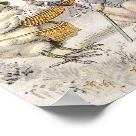 Bunny- en Chick-Poster Poster (Hoek)