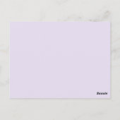 Bunny en Fairy Briefkaart (Achterkant)