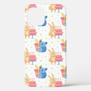 Bunny en Koala Beer over kinderopvoeding iPhone 12 Hoesje