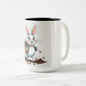 Bunny en koffieboon Mok (Voorkant rechts)