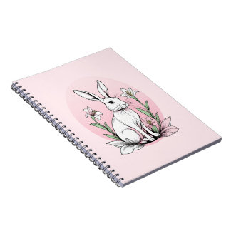 Bunny en lelies notitieboek