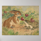 Bunny en Toad 20 x 16 afdrukken Poster (Voorkant)