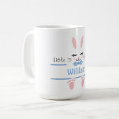 Bunny Face Baby  and Mug Personalized (Devant gauche)