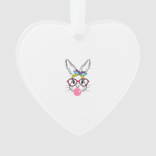 Bunny Face Bubblegum Blowing Lunettes Headband Hap