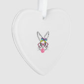 Bunny Face Bubblegum Blowing Lunettes Headband Hap (devant)