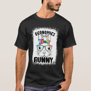 Bunny Face Economics Leraar Bril Leraar Pasen T-shirt