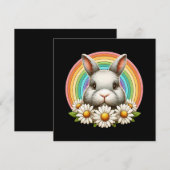 Bunny Face Kaart (Voorkant / Achterkant)
