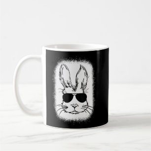Bunny Face met zonnebrillen voor jongens Mannen Ki Koffiemok