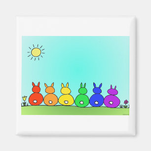 Bunny Family Magnet Magneet